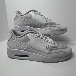 Nike Air Max 90 LTR Youth 6.5Y Sneakers‎ Triple White Shoes Athletic Cushioned